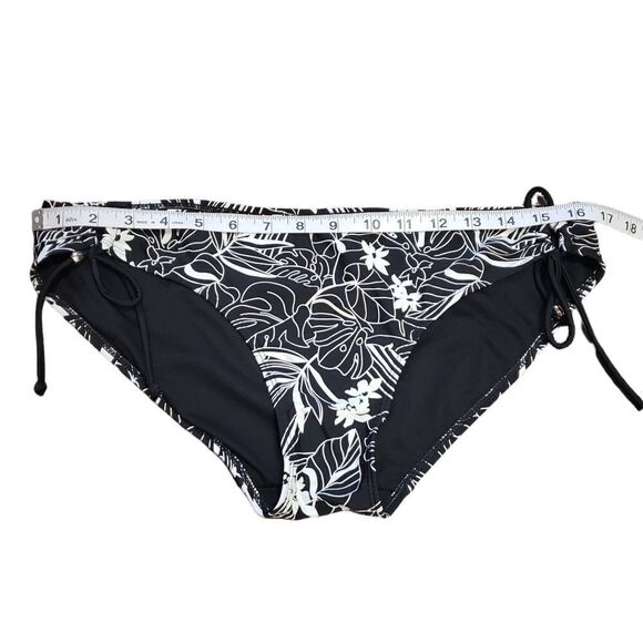 Collections by Catalina Black & White Bikini Bottom Sz L (12/14) - Picture 9 of 12